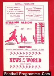 Stirling Albion v Greenock Morton 1960