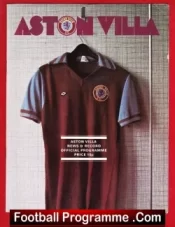 Fred Turnbull Testimonial Benefit Match Aston Villa 1976