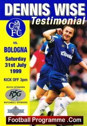 Dennis Wise Testimonial Benefit Match Chelsea 1999