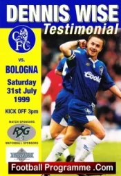 Dennis Wise Testimonial Benefit Match Chelsea 1999
