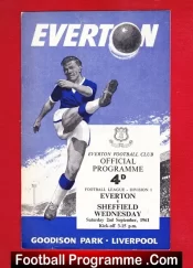 Everton v Sheffield Wednesday 1961