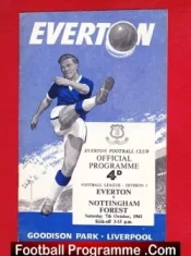 Everton v Nottingham Forest 1961