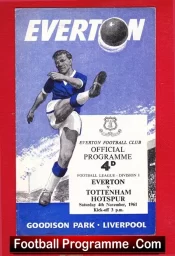 Everton v Tottenham 1961