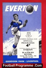 Everton v Blackburn Rovers 1961