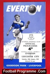 Everton v Leicester City 1962