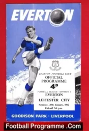 Everton v Leicester City 1962