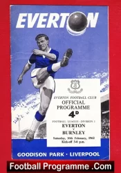 Everton v Burnley 1962