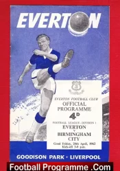 Everton v Birmingham City 1962