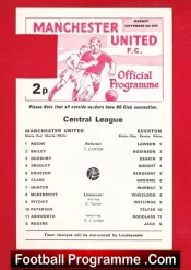 Manchester United v Everton 1977 – Reserves Game
