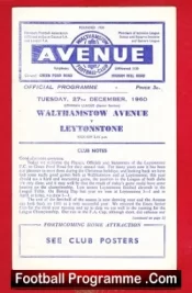 Walthamstow Avenue v Leytonstone 1960