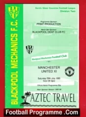 Blackpool v Manchester United 1995 – Friendly Match