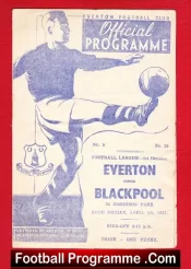 Everton v Blackpool 1947