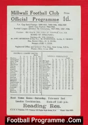 Millwall v Aston Villa 1946 – FA Cup Match