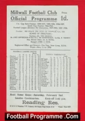 Millwall v Aston Villa 1946 – FA Cup Match