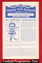 Queens Park Rangers v Newport County 1948