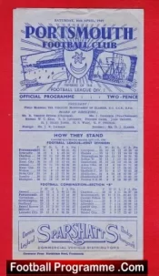 Portsmouth v Wolves 1949
