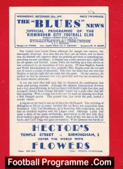 Birmingham City v Newcastle United 1947