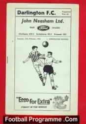 Darlington v Doncaster Rovers 1960