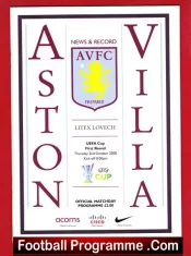 Aston Villa v Litex Lovech 2008 – UEFA Cup