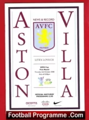 Aston Villa v Litex Lovech 2008 – UEFA Cup