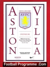 Aston Villa v Odense BK 2008 – UEFA Cup – Denmark Team