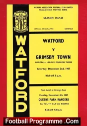 Watford v Grimsby Town 1967