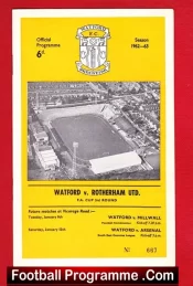 Watford v Rotherham United 1963