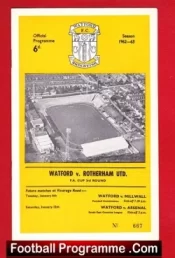 Watford v Rotherham United 1963