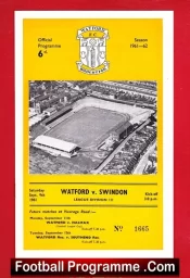 Watford v Swindon Town 1961