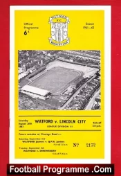 Watford v Lincoln City 1961