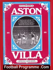 Aston Villa v Bristol Rovers 1974