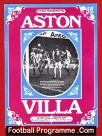 Aston Villa v Cardiff City 1975