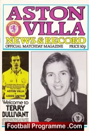 Aston Villa v Leeds United 1979