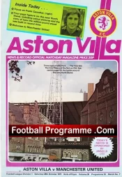 Aston Villa v Manchester United 1977
