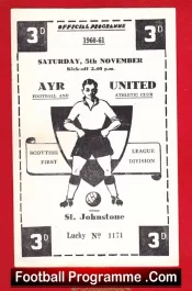 Ayr United v St Johnstone 1960