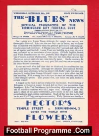 Birmingham City v Newcastle United 1947