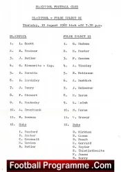 Blackpool v Fylde 1982 – Friendly Match