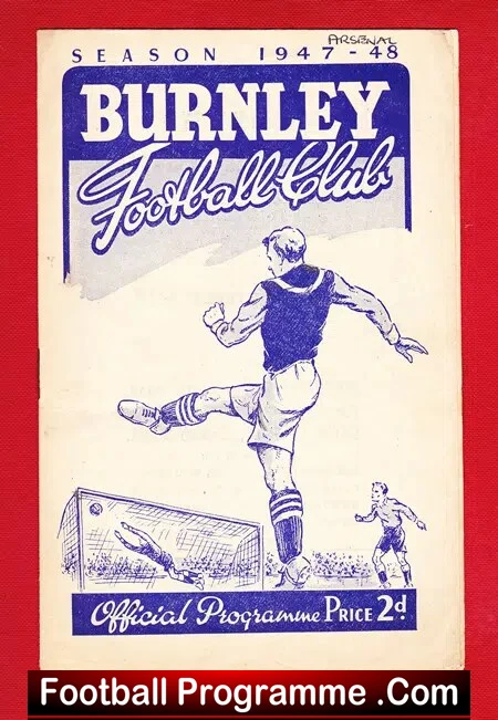 Burnley v Arsenal 1947 - Image 2