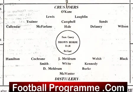 Crusaders v Distillery 1964 - City Cup - Belfast Northern Ireland NI - Image 3