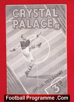 Crystal Palace v Torquay United 1949 - football programme