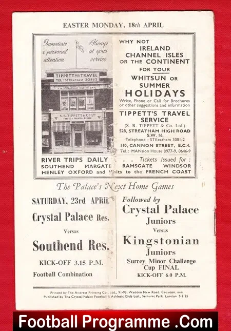 Crystal Palace v Torquay United 1949 - Image 4