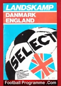 Denmark v England 1978
