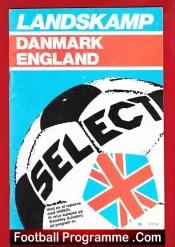 Denmark v England 1978