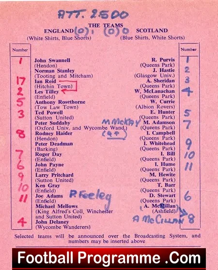 England v Scotland 1970 - Amateur International - Image 3