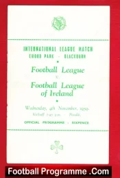 Football League v Ireland League 1959 – at Blackburn