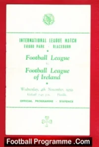 Football League v Ireland League 1959 – at Blackburn