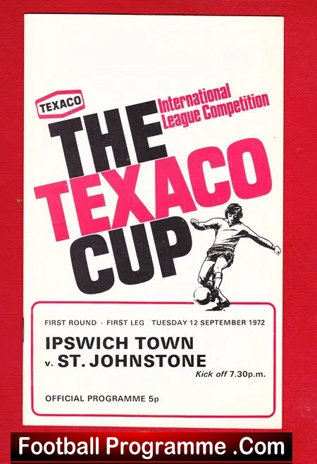 Ipswich Town v St Johnstone 1972 - Texaco Cup - Image 2