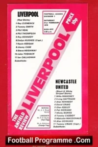 Liverpool v Newcastle United 1976
