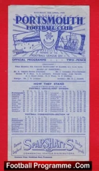 Portsmouth v Wolves 1949