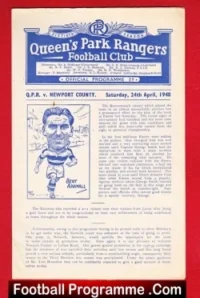 Queens Park Rangers v Newport County 1948
